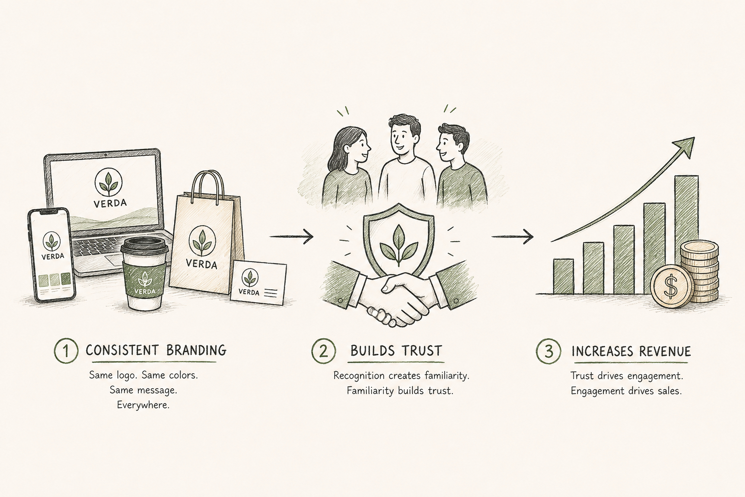 How Consistent Branding Builds Trust and Increases Revenue